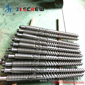 conical twin bimetallic screw barrel